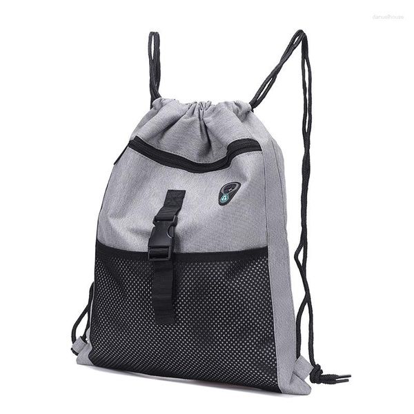 Rucksack wasserdichte faltbare Fitnessbeutel Fitness Draw String Shop Taschenwanderungs Camping Beach Schwimmmänner Frauen Sportsäcke Mochilas