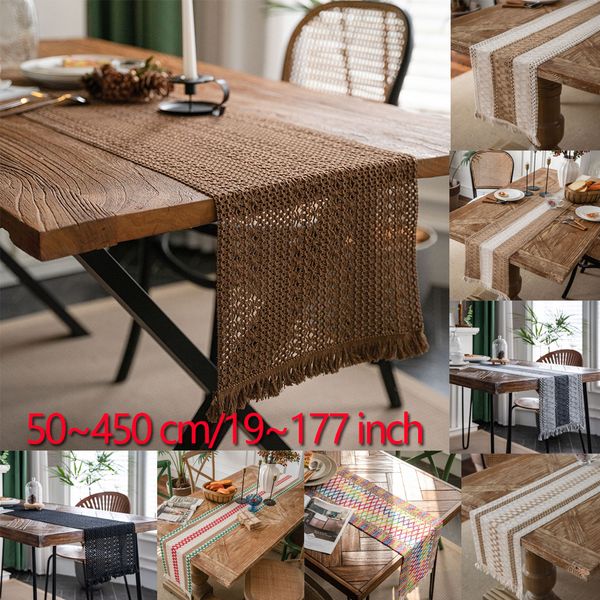 Tavolo runner da 30 cm da tavolo jute bandiera bandiera country decorazione di nozze per la festa vintage navigatura naturale teatro rustico da letto da pranzo decorazione da tavolo 230818