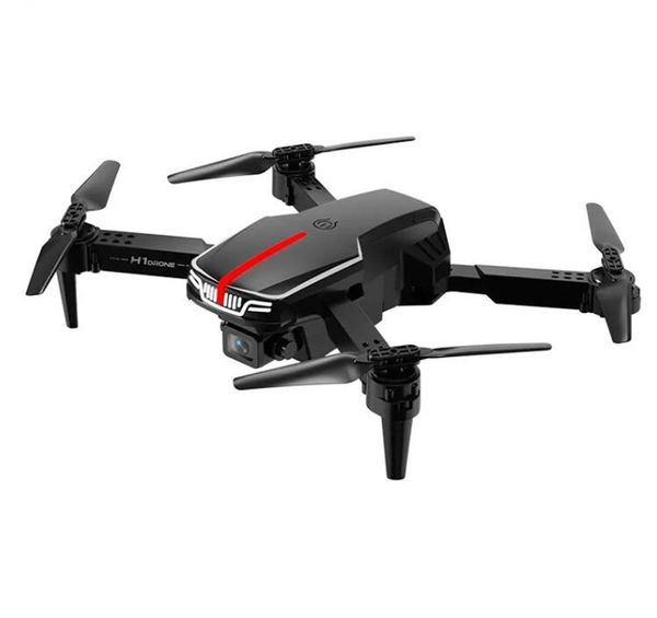 H1 Mini Drone HD Çift Kamera Uçak Optik Akış Konumlandırma Geniş Açılı Hava Fotoğrafçılığı Katlanır Quadcopter Oyuncak Hediyeleri