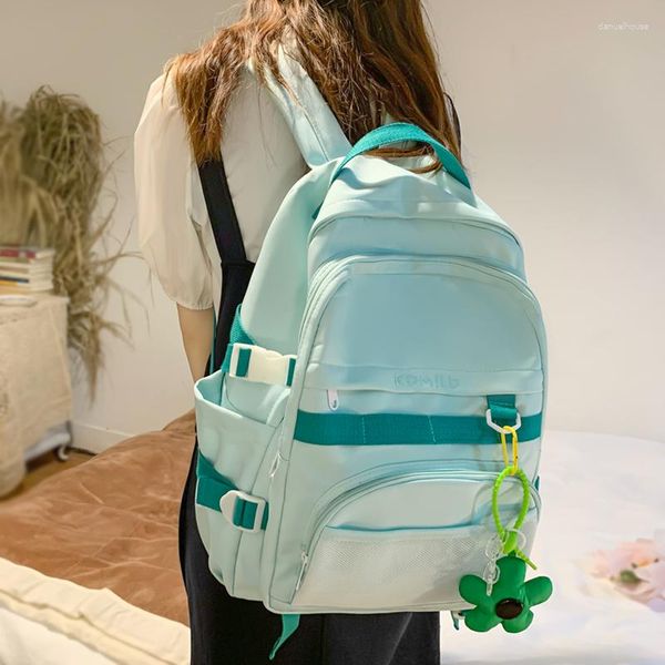 Moda de mochila Moda de alta qualidade para a bolsa escolar fofa para meninas bookbag adolescentes kawaii laptop laptop à prova d'água mochila