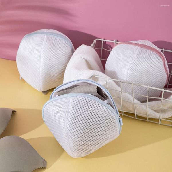 Bolsas de lavanderia Bra de limpeza esférica de lingerie portátil Pocket Pocket para banheiro