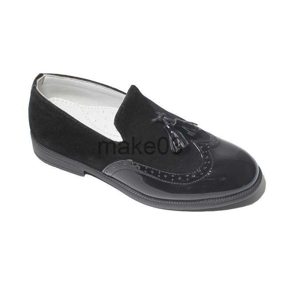 Sneaker ragazzi moca eassel scarpe formali in pelle slip su eleganti scarpe abiti semplici in pelle scamosciata per bambini casual scarpe da festa per matrimoni da ragazzo calzatura j230818