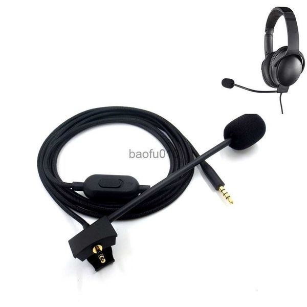 Mikrofone für QC35 QC35II Abnehmbarer E-Sport-Rausch-Reduktion Ohrhörer Mikrofon Headset Brawiding Game Ohrphone-Kabel mit Lautstärke HKD230818