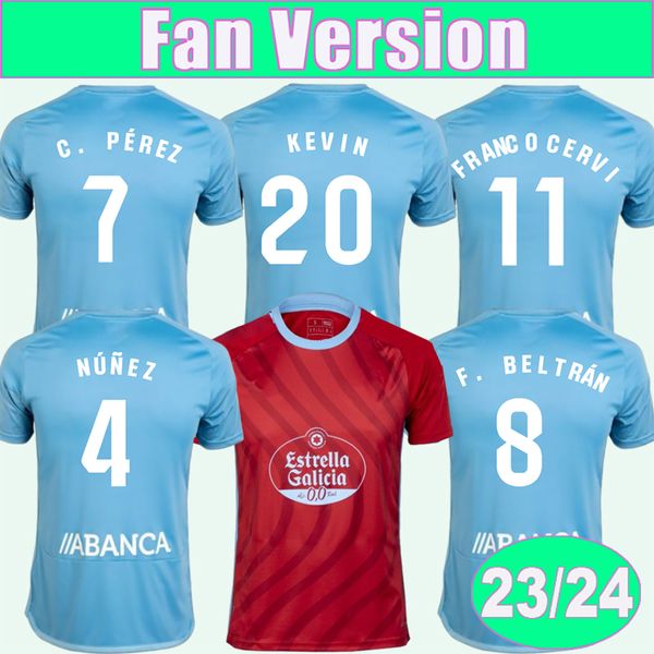 2023 24 F. Beltran Mens Futbol Formaları Iago Aspas Franco Cervi C.