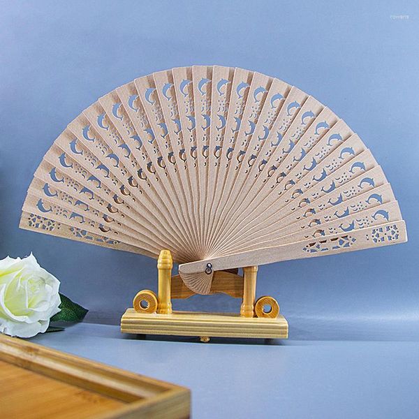 Figurine decorative Fan Fan di mano in stile cinese Decorazioni per matrimoni portatili Decorazioni natalizie