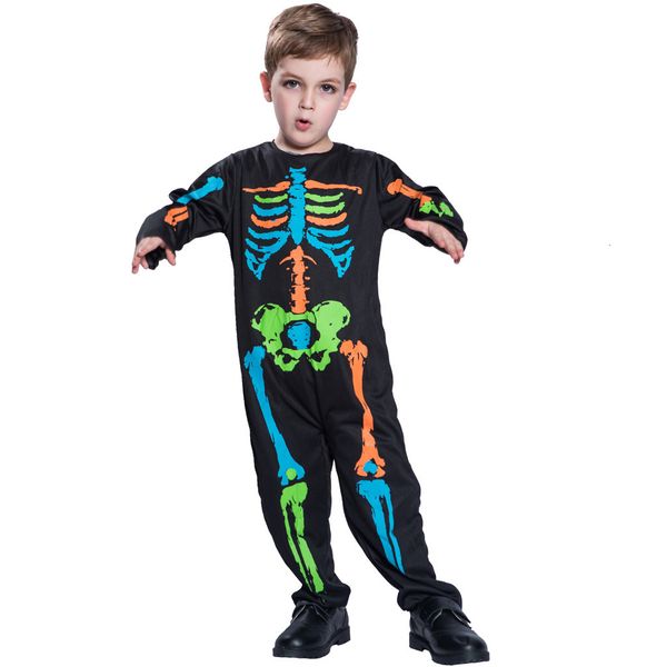 Cosplay kid halloween abiti cosplay spaventosi sexy anime cosplay outfit fantasia salta per scheletro salta