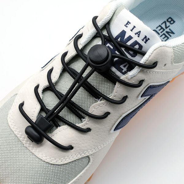 Аксессуары для участия в обуви 1 ПАРЫ Цветные точки круглые шнурки эластичные пластиковые замки пешие прогулки.