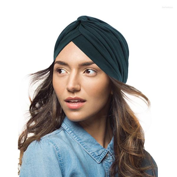 Abbigliamento etnico di alta qualità Hijab Caps femminile hijabs hijabs africano testa di cotone donna turbante elastico soild soild india cappello