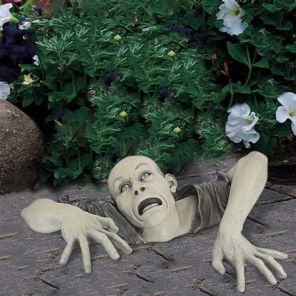 Outros suprimentos para festas de evento Garden Home Mobiliário estatuetas Zombie Shape House Decor Funny Sculpture Horror Terror Like Resin Party Decoration 230817