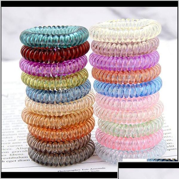 Capelli elastici Candy Colore Telefono Tiene Cravatta per bambini Ringi Elastic Band Ring Women Bracciale Stretchy Scrive 7Jgiq HDB3K D DHNIF