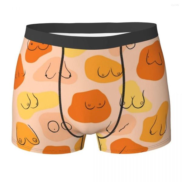 Underpants Bellissimi tette per uomini retrò slip shorts mutande sexy traspiranti per maschio plus size