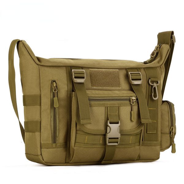 Schultaschen 14 Zoll Taktische Umhängetasche Militär Herren A4 Dokument Molle Messenger Sport Crosscody Laptop Schulter XA458WA 230817