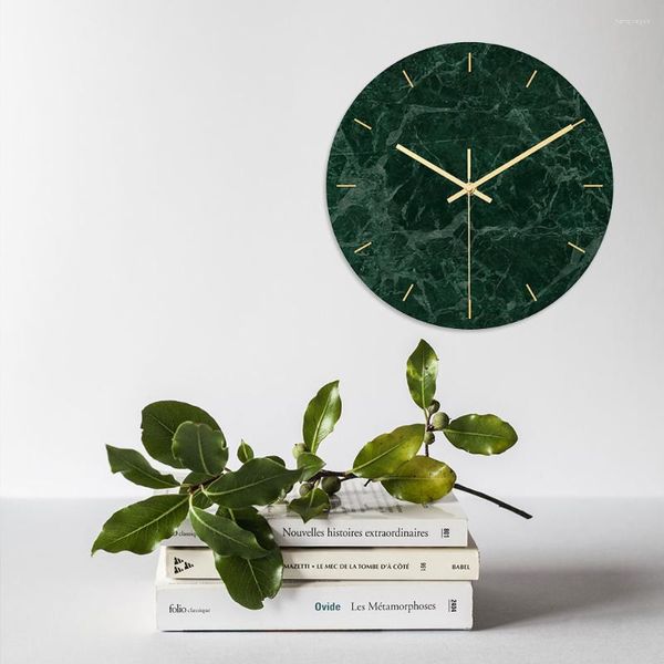 Wanduhren für Wohnzimmer Dekor Stille UV -Uhr betrieben modern