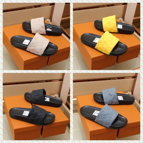 Luxus Sommer Home Männer Slipper Einfache Schwarz Weiß Liebhaber Schuhe Designer Rutschfeste Badezimmer Slides Flip Flops Indoor Frauen Plattform Hausschuhe Größe 38-45