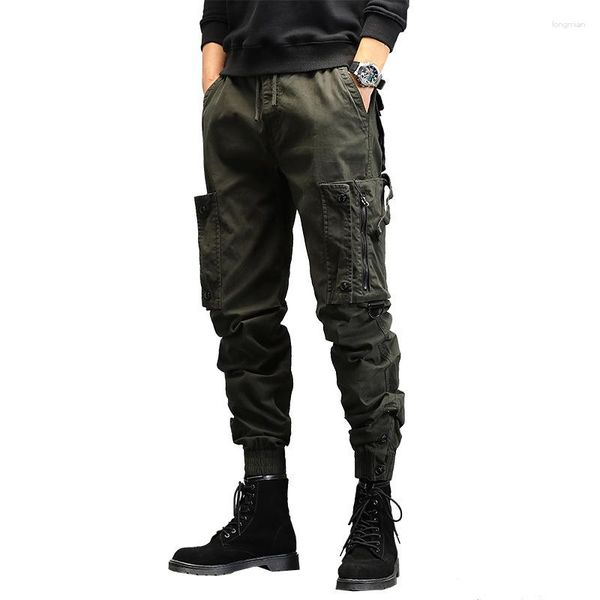 Pantaloni da uomo tute cadono haren piccolo piede sciolto piedi multimetri multipli