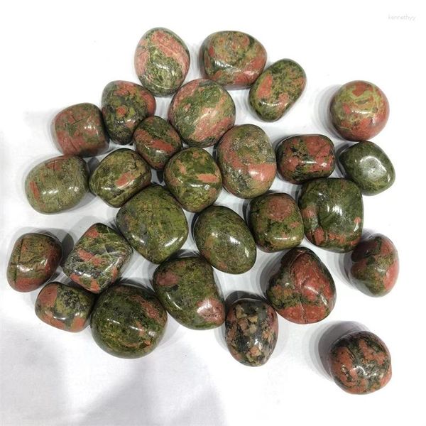 Sacchetti di gioielli da 1 kg a unakite naturale rotonde in quarzo cristalli di ghiaia di ghiaia campione di energia guarigione di pietra pietra di pietre di pietra per casa