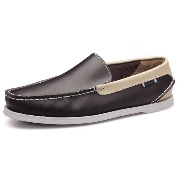 Sapatos de couro masculinos casuais ervilhas condução sola macia borracha preto marinho chocolate mogno taupe amarelo cinza calçado all-match preguiçoso655 oo1