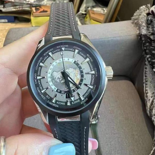 Relógio mecânico masculino 42mm Designer masculino Classic Watch 904L Leather Aço inoxidável SABLAÇÃO SAPPHIRE Montre de Luxe