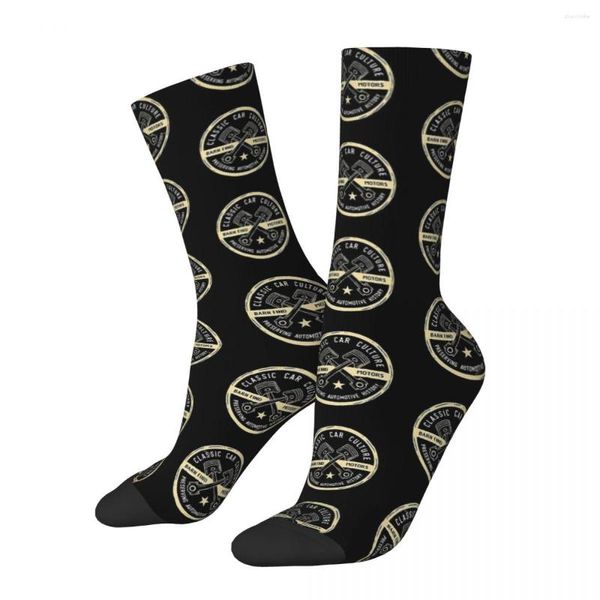 Herrensocken Klassiker Auto Kultur Erhalt der Automobilgeschichte Auto Mechaniker Unisex Winter Running Happy Streetstyle Crazy Sock