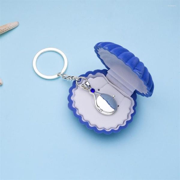 Keychains H2O MESMO PENENTE PENDENTE DE HIGH PRATA PLATO DE CABENTE TV Basta Adicionar Mermaid Shell Luxuado Jewelry Gift