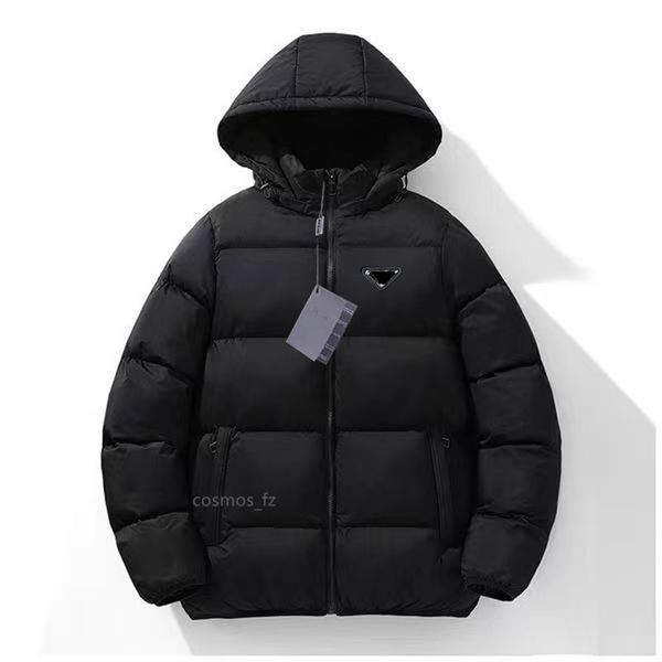 Giacca da uomo di alta qualità Parka Piumini spessi Bomber Piumini Cappotto invernale Capispalla con cappuccio Cerniere Camicie Top Giacca a vento Taglia asiatica M-3XL