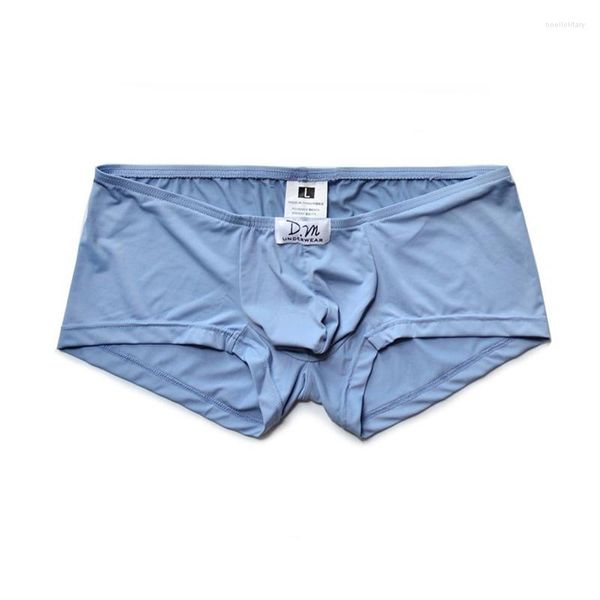 Unterhose der Unterwäsche Unterwäsche Boxer Solid Cuecas Maskulinas Herrenbesprechungen Seiden Smoot Salzoncillos Low-Rise