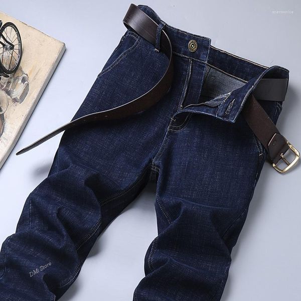 Jeans maschi Dimi Denim Pants Stretch Men Vaqueros Brand Brand Slim Fashion Business Classic Style