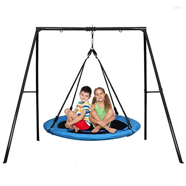 Swing di mobili da campo con supporto per esterni cortile cortile patio giardino spiaggia campeggio per il tempo libero sedia amaca