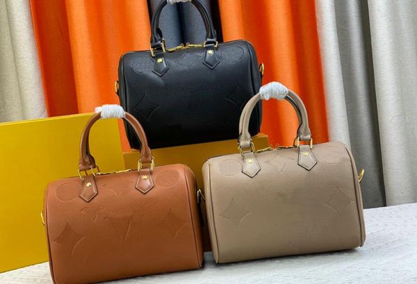 Дизайнерский кожаный тиснений Бостон подушка корпус сумочка сумки сумочка