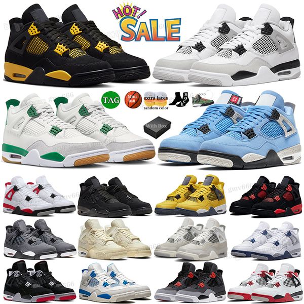 Basketballschuhe für Männer Frauen Kiefern grünes Militär schwarzer Katze Segel Rot Donner weißer Oreo coole graue blaue Universität gefrorene Momente Herren Sport Sneaker