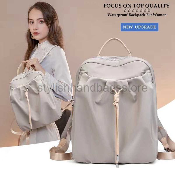 Backpack de designer Backpack Style NOVO MATURA NYLON NYLON VIAGENS GIRLHA DE ÁGUA DAENCIA ELEGENTE ELEGANTE ESCOLA FEMANHA LUZ BAGBACKPACKSTYISHHANHANDBAGSSTORE