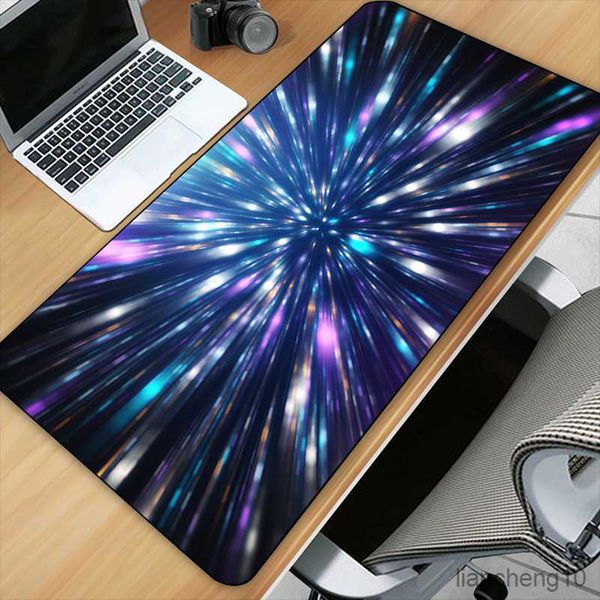 Cuscinetti per mouse polso geometrico solido astratto astratto mouse pad mouse accessori grandi pad build bloccano tappetino non slip r230823