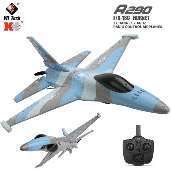 Aeromobile RC elettrico Wltoys A290 6 Aereo 3CH RC 2 4G Control Control Fix Fissato Drone AirctAft Allichaling Alliding Planes Modello Toys Foam Boy 230818