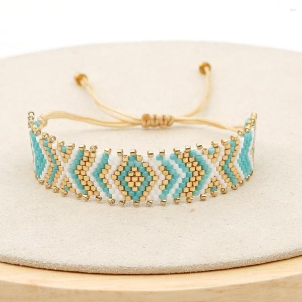 Link braccialetti bohémian popolo retrico in stile etnico perle in tessitura del produttore di moda semplice venduta di gioielli di gioielleria