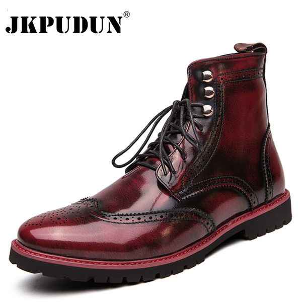 Boots Classic Retro Men Italian Style Luxury Mens Shoes Fashion Brand Men's Moccasin Комфортная дышащая кожа 230818