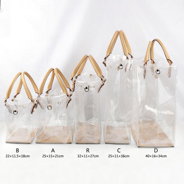 Bag -Teilezubehör 1Set tragbare Tasche Papiertüum Handgemachtes PVC -Beutelzubehör für DIY Women Handtaschen Umhängetaschen Luxus Design 230818