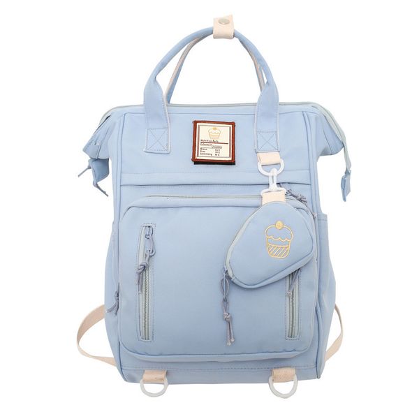 Школьные сумки многофункциональный рюкзак для девочек двойной молнии.