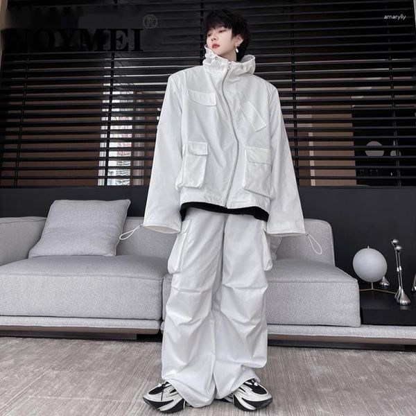 Men's Tracksuits Noyymei Rouno de traje masculino Autumn Jacket Hooded