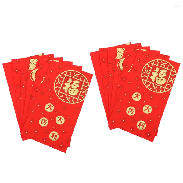 Pacotes de dinheiro do festival de primavera de envelope do envelope de presentes 2023 envelopes decorativas de bolso