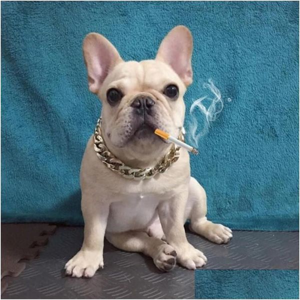 Воротнички для собак поводки золотой воротник для тона срезаны кубинская домашняя связь настраивать оптовые ювелирные изделия для домашних животных.
