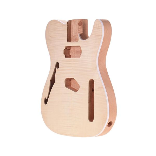 Гитара Незаконченный корпус гитары из красного дерева, пустой гитарный ствол для электрогитар в стиле Tl, детали «сделай сам», аксессуары для гитар