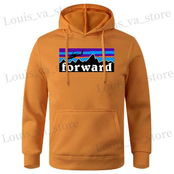 Forward Helicopter Mountain Peak Men con cappuccio con cappuccio in pile sciolta con cappuccio di moda con cappuccio di base Sport Basic Oversize Felpa T230819