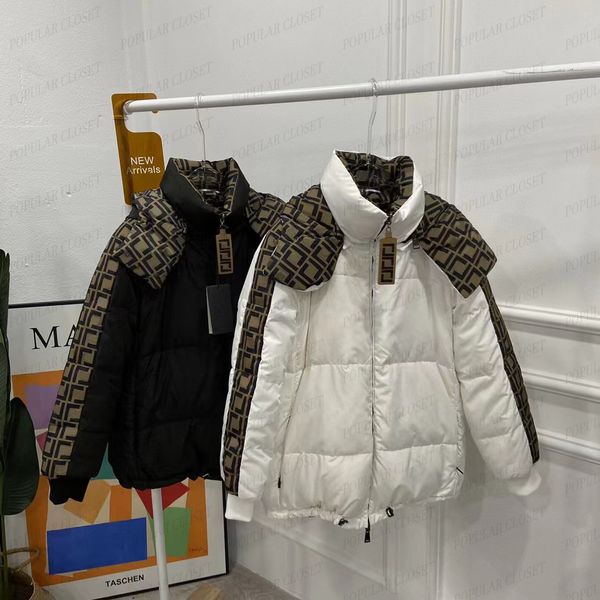 Designer-Daunenjacke für Herren und Damen, zweiseitiger Parka mit Kapuze, dicke Oberbekleidung, Mäntel, doppelte verschiedene Stile klassischer Daunen, Windjacke, Wintermode-Jacken, SML