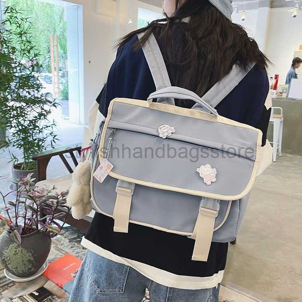 Bolsa de designer Backpack estilo japonês junior garotas bolsa escolar nova jk de grande capacidade ombro de ombro backpackbackbackpackstylishhandbagsstore