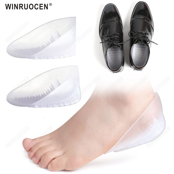 Acessórios para peças de sapatos Ushaped calcanhar as almofadas de copo de pé de alívio da dor da dor de alívio masculino Mulheres Silicone gel plantar fasceitite