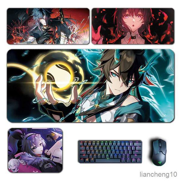 Mouse Pads Bilek Yıldız Raylı Fare Pad Welt Mousepad Bilgisayar Klavyesi Dolgu Anime Oyun Aksesuarları Masası MAT R230819