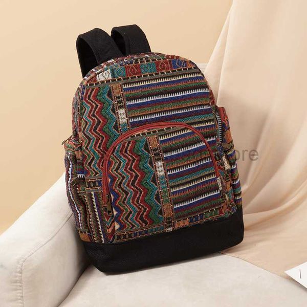 Backpack de designer Backpack estilo Annmouler New Women's de alta capacidade Rucksack Bohemian Bag Slood Student School Durável Bagbackpackstylishhandbagsstore