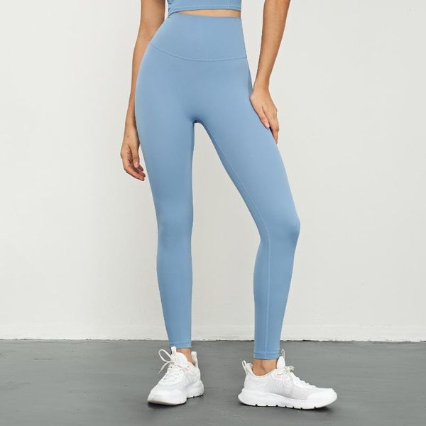 Pantaloni attivi Wyplosz Abbigliamento da donna Gym abbigliamento sportivo leggings spingendo fitness comprime femmina lycra nuda ad alta elasticità elasticità bordo anti -curling