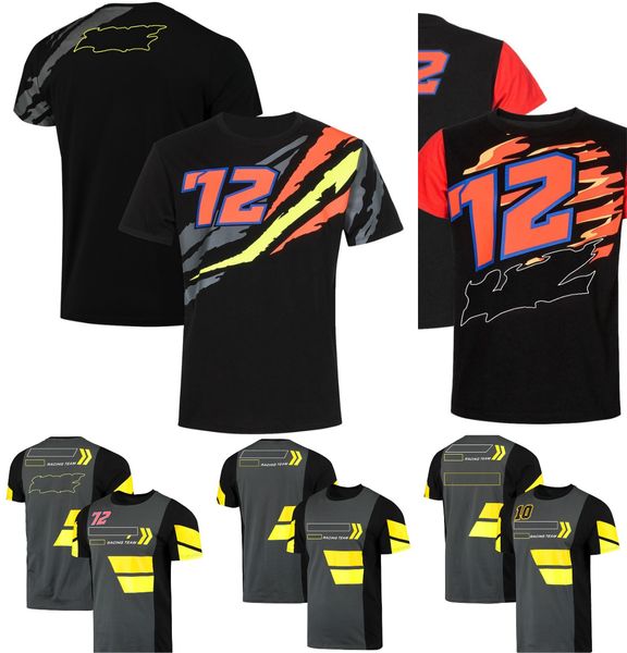 Moto Team 2023 Racing T-Shirt Herren Outdoor Motorrad Reiten T-Shirt Motocross Extremsport Jersey T-Shirt Sommer bedrucktes Top T-Shirt