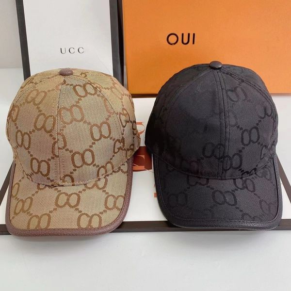 Luxus Baseball Cap Unisex Herren- und Frauen -Gelegenheitssportbrief -Hut gestickt Sun Visor Hut Persönlichkeit einfache Hüte